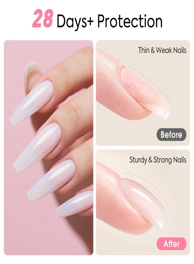 CANNI Quick Builder Nail Gel for Nails – 9ML Clear Soak-Off Nail Strengthening Gel for Apex Building DIY UV LED Manicure - Image 4